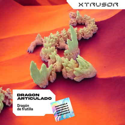 Dragón Articulado de la Frutilla